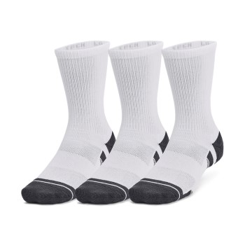 Under Armour Strømper 3P Performance Tech Crew Socks Hvid polyester X-Large