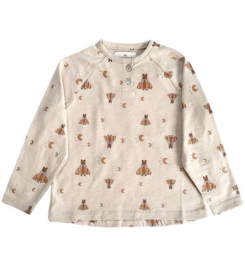 Se Monsieur Mini Monsieur Mini Bluse - Croissant Blankie Aop ved KidsWorld