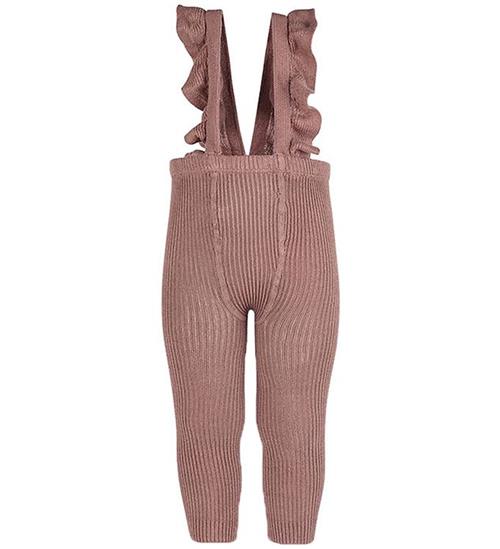 Se Condor Condor Leggings m. Seler - Strik - Rib - Praline ved KidsWorld