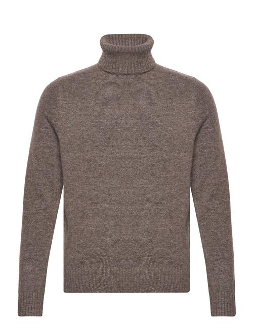 Se Superdry Brushed Roll Neck Jumper Superdry Brown ved Booztlet