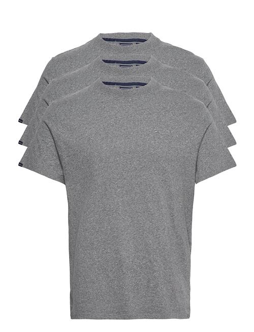 Superdry Vle Tee Triple Pack Superdry Grey