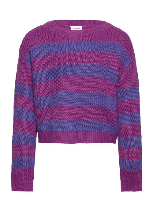 Se name it Nkfriony Ls Boxy Short Knit Pb Name It Purple ved Booztlet