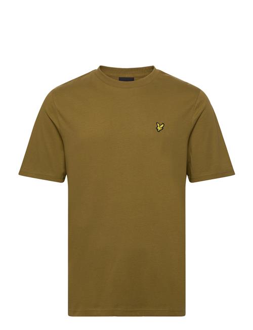 Se Lyle & Scott Slope Graphic Print T-Shirt Lyle & Scott Khaki ved Booztlet