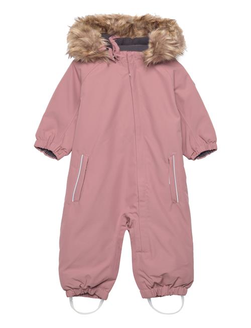 Color Kids Coverall W. Fake Fur Color Kids Pink