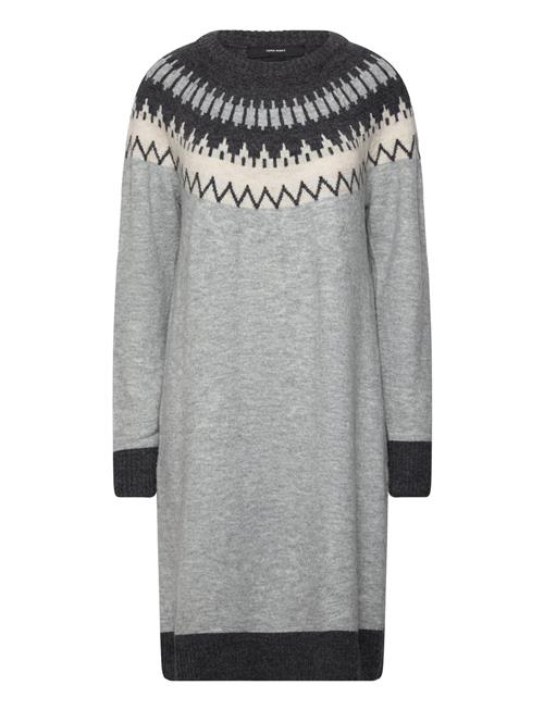 Vero Moda Vmsim Ls Nordic Dress Ga Rep Lcs Vero Moda Grey