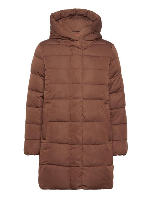 Women Coats Woven Regular Esprit Collection Brown