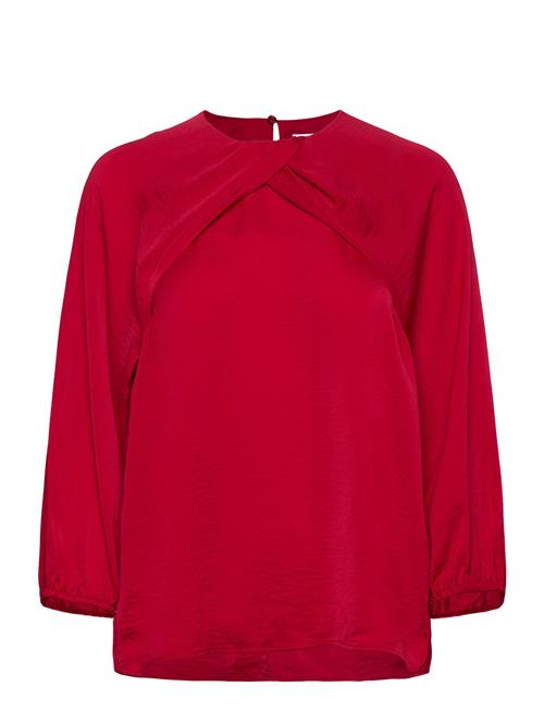 Se InWear Litoiw Blouse InWear Red ved Booztlet