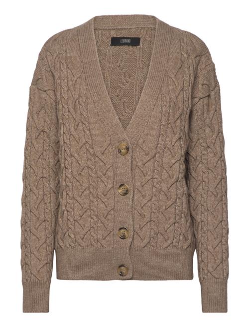 Se LEBRAND Surrey Cardigan LEBRAND Beige ved Booztlet