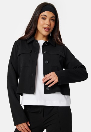 BUBBLEROOM Hilda Cargo Shirt Black M