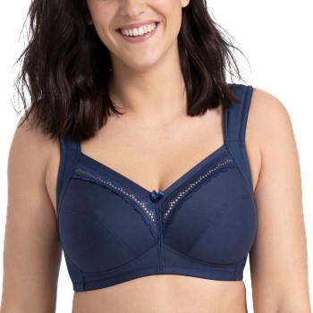 Miss Mary of Sweden Miss Mary Always Cotton Soft Bra Bh Mørkblå B 80 Dame