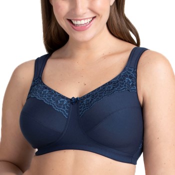 Miss Mary of Sweden Miss Mary Cotton Now Soft Bra Bh Mørkblå B 80 Dame