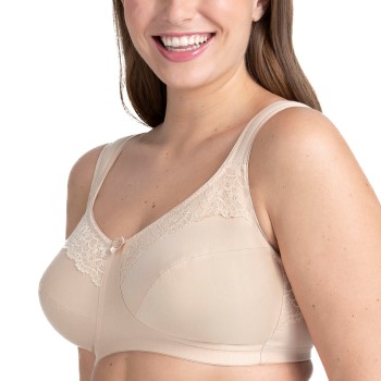 Miss Mary of Sweden Miss Mary Cotton Now Soft Bra Bh Beige B 80 Dame