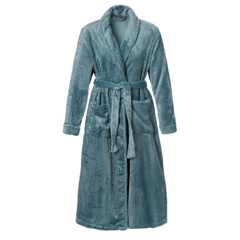 Trofé Trofe Braid Fleece Robe Turkise polyester XX-Large Dame