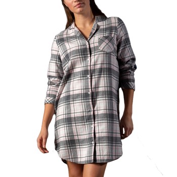 Trofé Trofe Flannel Nightdress Rudet bomuld Medium Dame