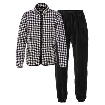 Se Trofé Trofe Houndstooth Set Sort polyester Small Dame ved Timarco