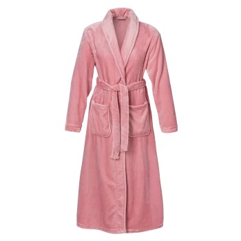 Se Trofé Trofe Solid Silkfleece Robe Lyserosa polyester Large Dame ved Timarco