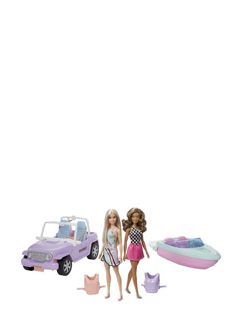 Barbie Dolls And Vehicles Barbie Patterned