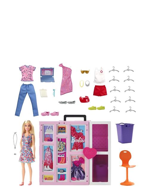 Se Barbie Fashionistas Dream Closet Doll And Playset Barbie Patterned ved Booztlet