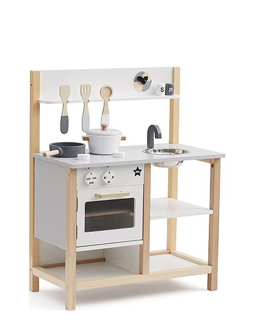 Se Kid's Concept Kitchen Natural/White Bistro Kid's Concept White ved Booztlet