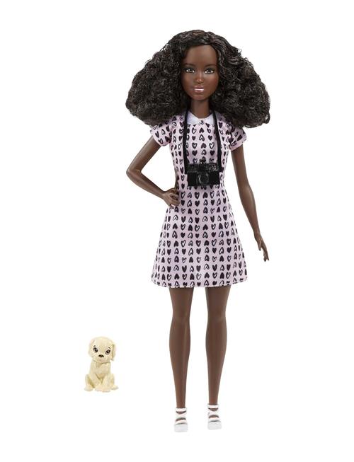 Barbie Pet Photographer Doll Barbie Patterned