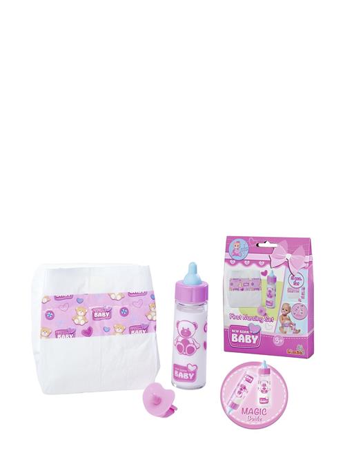 Se Simba Toys New Born Baby First Nursing Set Simba Toys Pink ved Booztlet