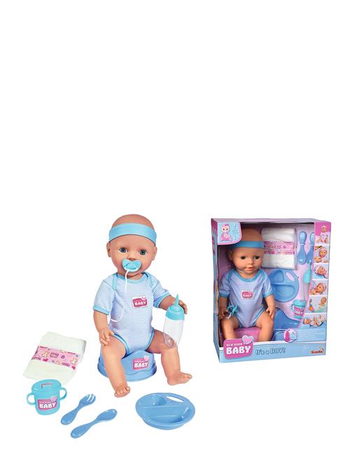 New Born Baby Doll, Blue Accessories Simba Toys Blue