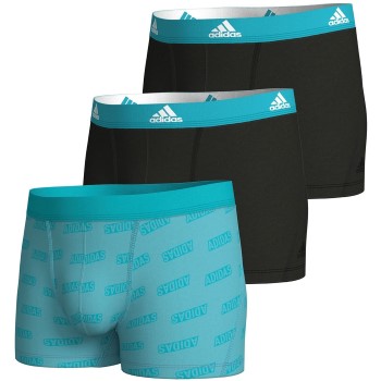 adidas 3P Active Flex Cotton Trunk Turkis Mønster bomuld X-Large Herre