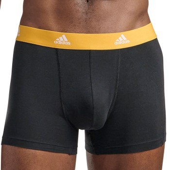 adidas 3P Active Flex Cotton Trunk Sort/Orange bomuld Medium Herre