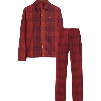 Calvin Klein Pure Flannel Pyjamas Rød bomuld Large Herre