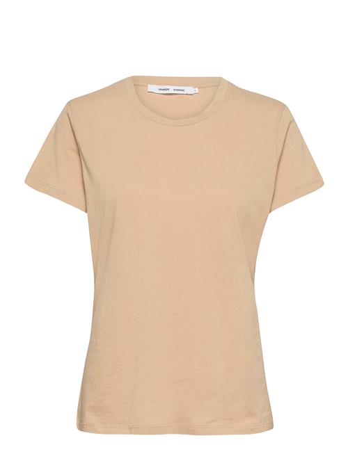 Solly Tee Solid 205 Samsøe Samsøe Beige