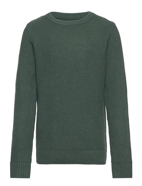 Se Jack & Jones Jorbrody Knit Crew Neck Bf Jnr Jack & J S Green ved Booztlet