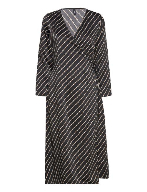 Onlthalia L/S Wrap Midi Dress Bf Ptm ONLY Black