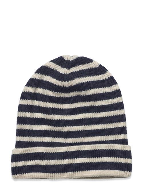 Bergen Striped Beanie Mp Denmark Navy