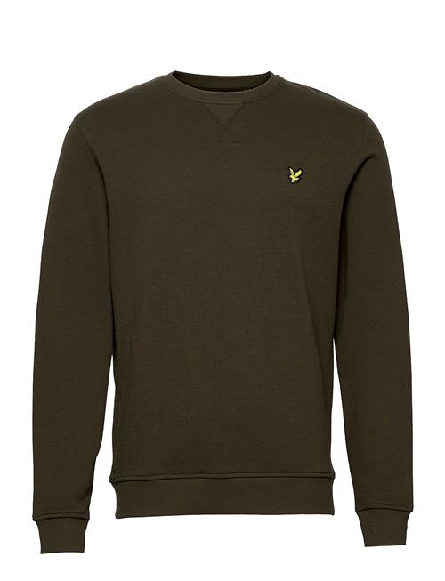 Se Lyle & Scott Crew Neck Sweatshirt Lyle & Scott Green ved Booztlet