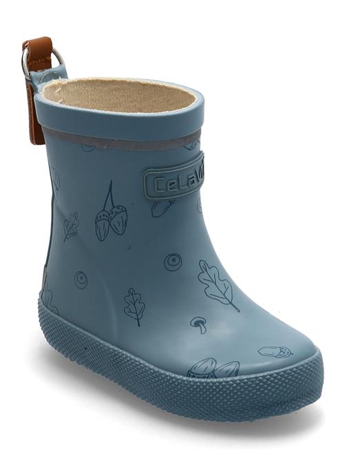 Basic Wellies W. Aop CeLaVi Blue