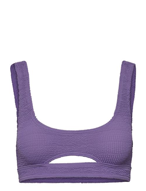 Sasha Crop Bond-Eye Purple