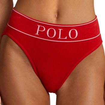 Polo Ralph Lauren Trusser High Waist Brief Rød Medium Dame