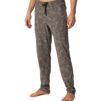 Schiesser Mix Plus Relax Long Pants Brun Mønster bomuld 56 Herre