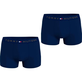 Tommy Hilfiger 2P Gold WB Trunk Marineblå bomuld Medium Herre