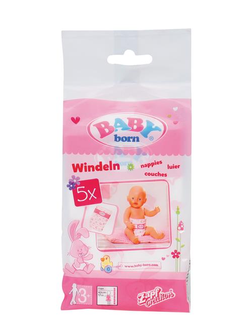 BABY born Baby Born Nappies 5 Pack BABY Born White