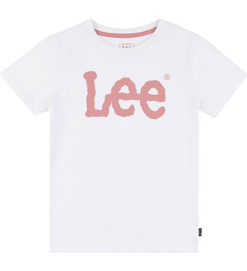 Lee T-shirt - Wobbly Graphic - Bright White