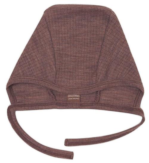 Smallstuff Smallstuff Babyhjelm - Uld - Rose Brown