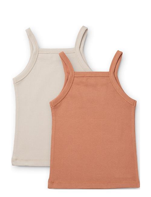 Se Liewood Naomi Singlet 2-Pack Liewood Beige ved Booztlet