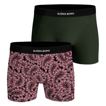 Björn Borg 2P Premium Cotton Stretch Boxer 2633 Flerfarvet bomuld Small Herre