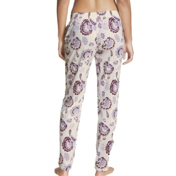 Se Calida Favourites Elegance Pants Hvid Mønster  bomuld Medium Dame ved Timarco