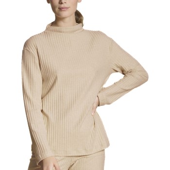 Calida Home Hub Sweater Creme bomuld Medium Dame