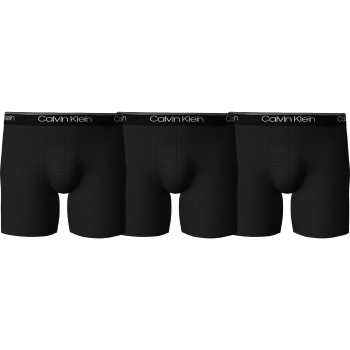 Calvin Klein 3P Micro Stretch Boxer Brief Sort polyester Small Herre