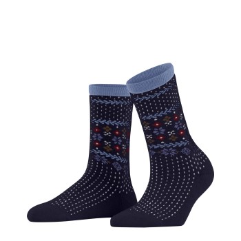 Falke KGaA Falke Strømper Norway Love Socks Blå Mønster Str 39/42 Dame