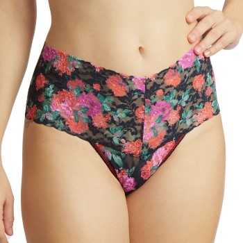 Hanky Panky Trusser Signature Lace Print Retro Thong Flerfarvet nylon One Size Dame