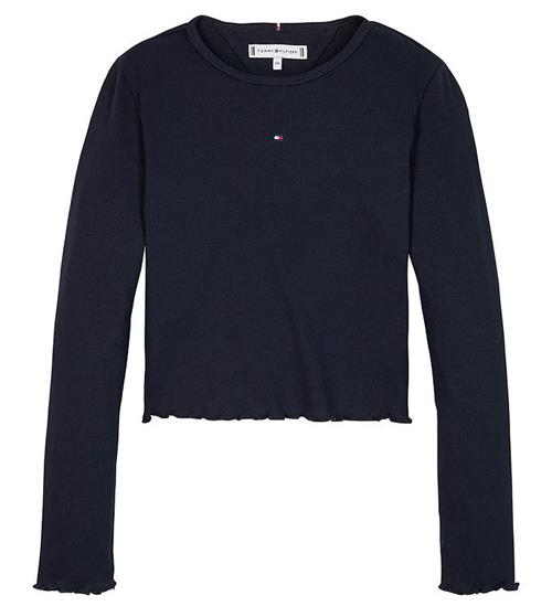 Tommy Hilfiger Bluse - Essential Rib - Desert Sky